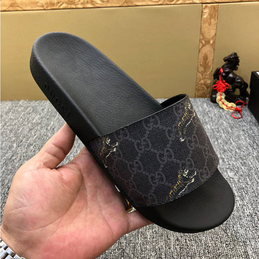 YGS13 shoes man and women slippers with all packaging