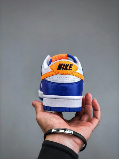 ADNS007 New sports shoes, fashionable running shoes, unisex blue+orange Dunks shoes