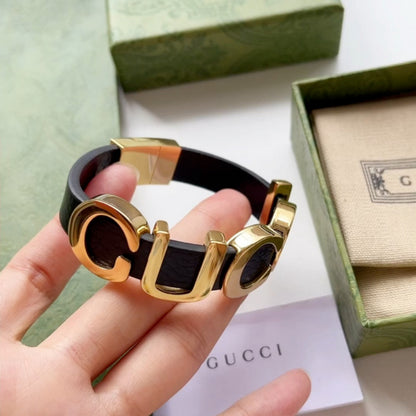 S394  Women's new fashion leather bracelet jewelry