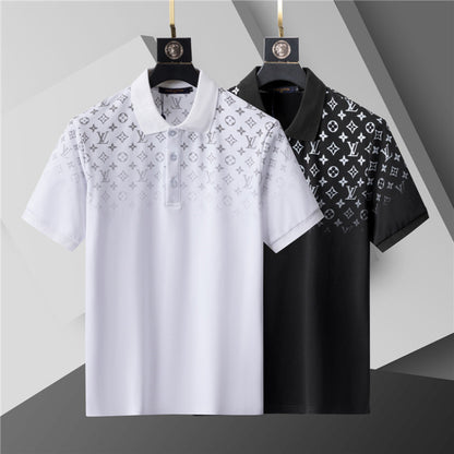 LVC177 Men's short sleeved lapel polo shirt clothing