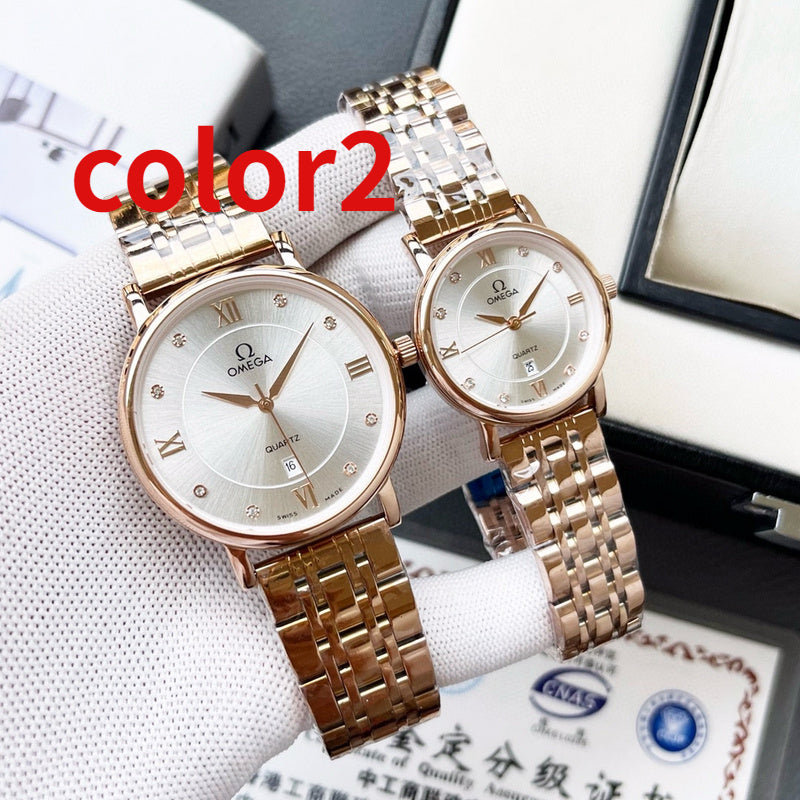 OW5  Lovers watch classic three-pin design noble atmosphere