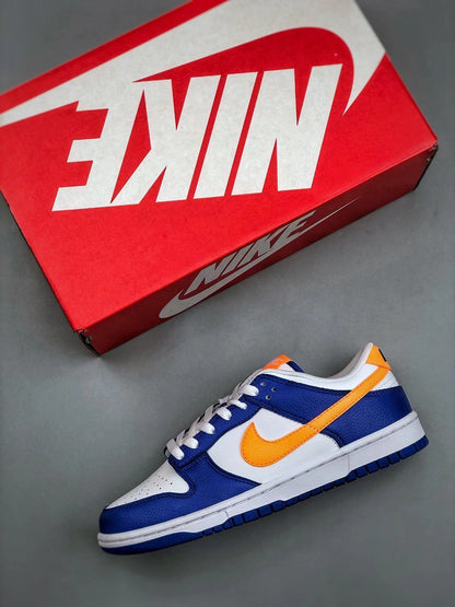 ADNS007 New sports shoes, fashionable running shoes, unisex blue+orange Dunks shoes