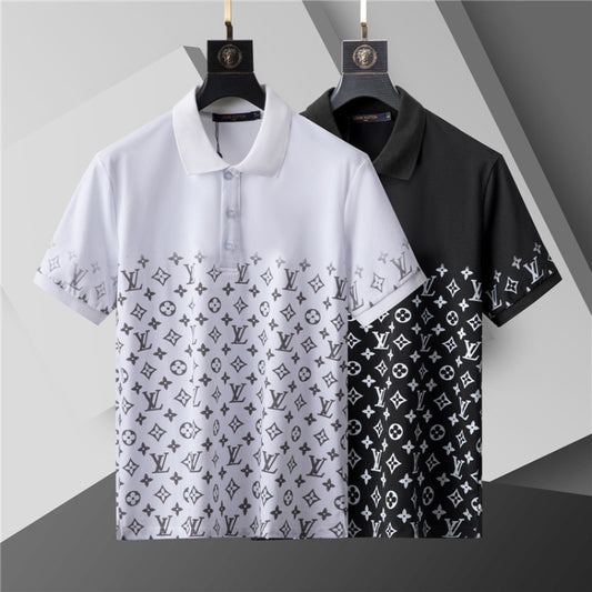 LVC178 Men's short sleeved lapel polo shirt clothing