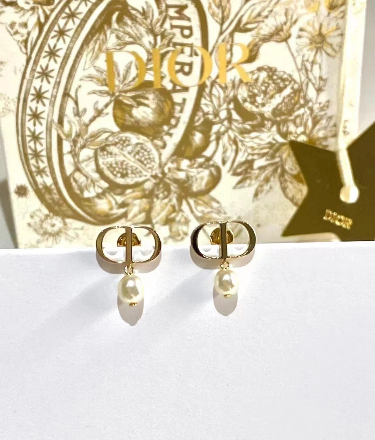 DE199 Classic original pearl earrings for women's jewelry