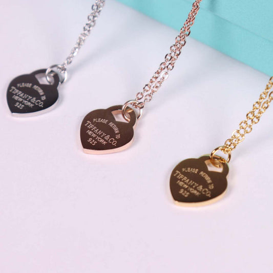 TN97 Necklace 316L steel plating gold Jewelry