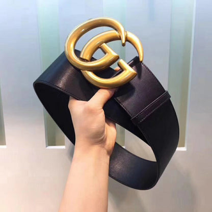 GCBL28 Brand wide 7.0cm total length 95-125cm Belt wonderful winder High Quality fashion gold buckle Belt