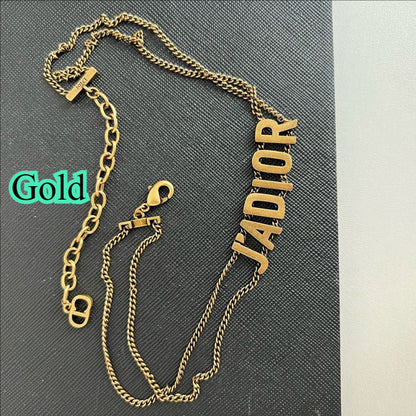 DN104 Necklace copper plating gold Jewelry