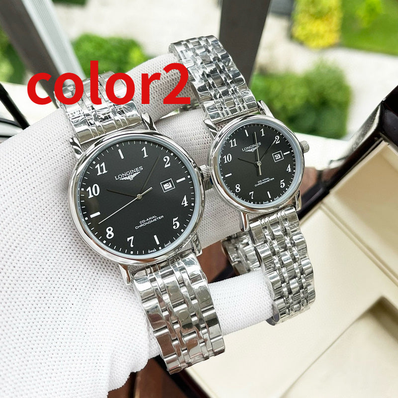 OW4   Lovers watch classic three-pin design noble atmosphere