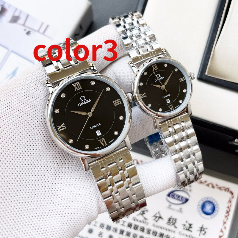 OW5  Lovers watch classic three-pin design noble atmosphere