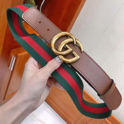 GCBL15 wide 3.8cm total length 100-125cm Leather Belt High Quality With packing