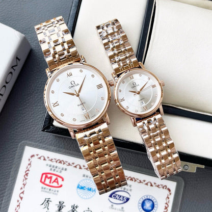 OW5  Lovers watch classic three-pin design noble atmosphere