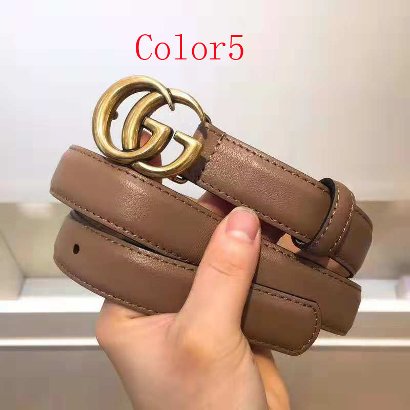 GCBL24 wide Real Leather 2.5CM total length 95-110cm Belt with all packing