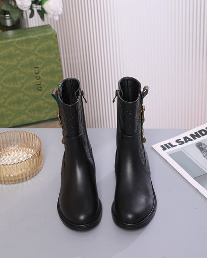 BGS5 Leather Shoes Women 35-42 with box