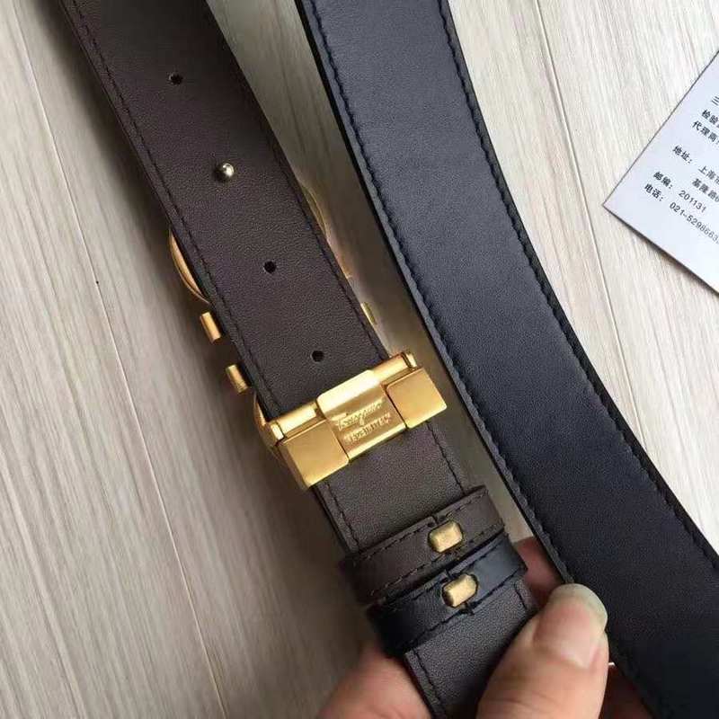 FBL4 Real leather  3.5CM 95-125CM Belt with all packing