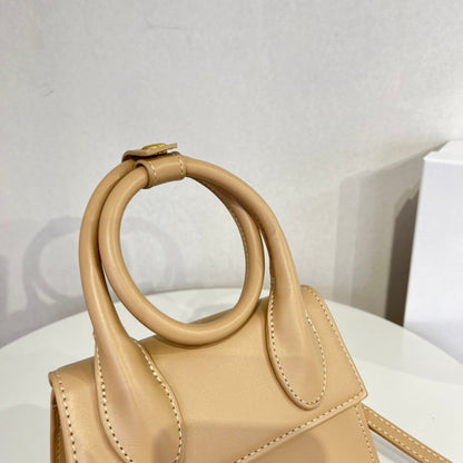 LJP1 Shoulder bag leather handbag 18-15.5-8CM