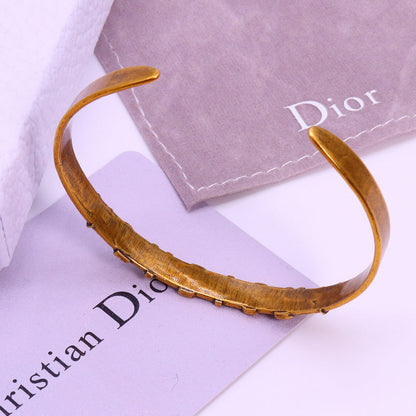 DIB7 Bracelet 316L steel plating gold Bangle Jewelry