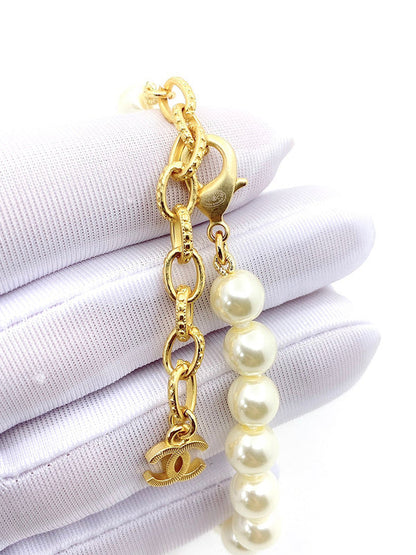 CHB49  Full pearl letter bracelet, simple atmosphere  Jewelry