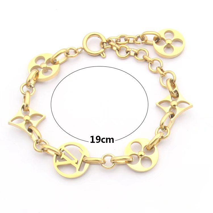 LVB01    Four leaf flower bracelet jewelry