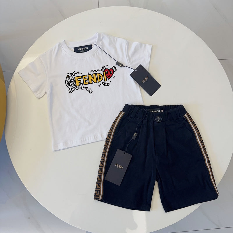 TFEC1 Boys Baby T-shirt shorts Suit Children's Clothing Kids Summer Clothing