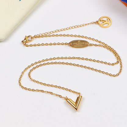 LN16 Necklace 316L steel plating gold necklaces/ bracelet    Jewelry