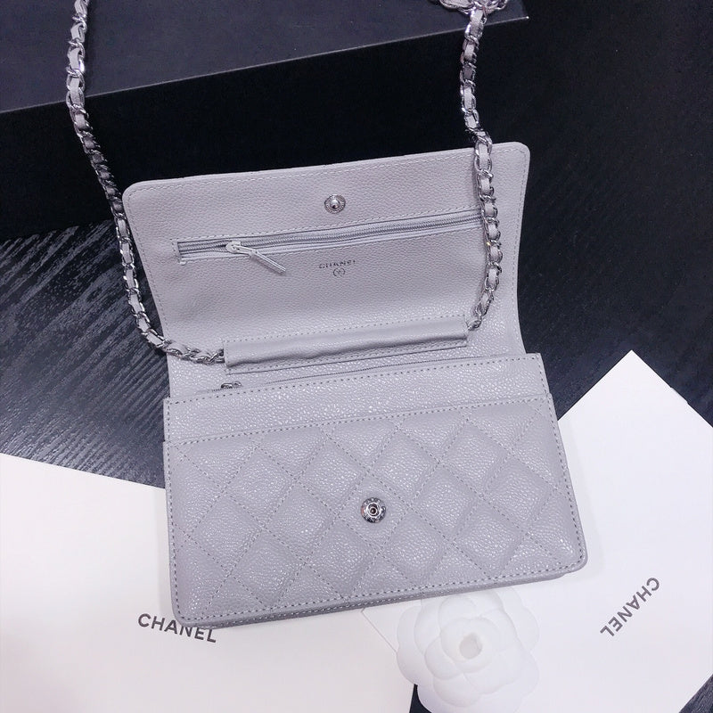 XCP015 Bag leather 19-13-4CM Bag Silver High Quality