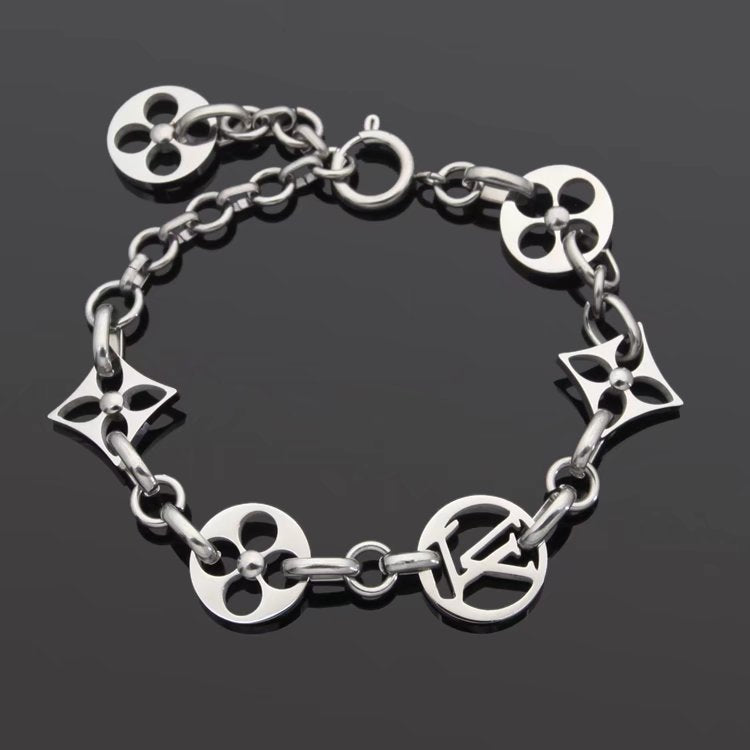 LVB01    Four leaf flower bracelet jewelry