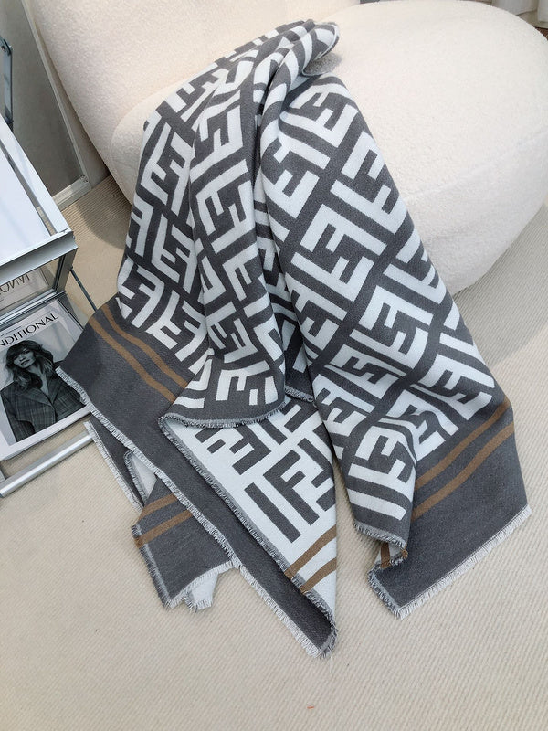 XFC13 Cashmere blend 140-140CM blanket Scarf