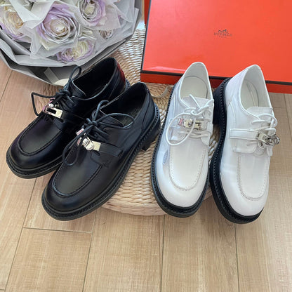 MJHS10 Leather Shoes Women shoes 35-40 With box