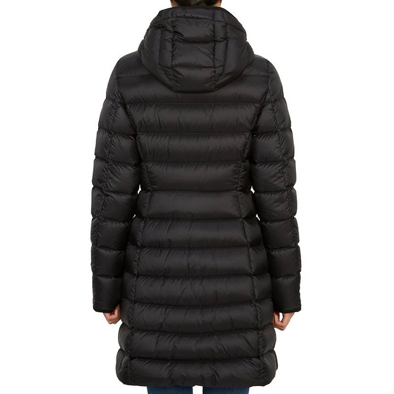 042058   Women's mid-length slim-fit hooded down jacket