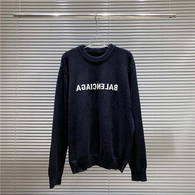 BAC77 New High Quality Sweater Round Neck Top