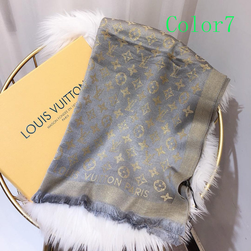 LSC2 Silk cotton 70-180CM scarf Can choose box