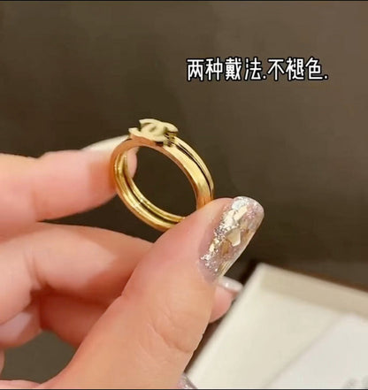 J029   2-in-1 ring for both purposes  Jewelry