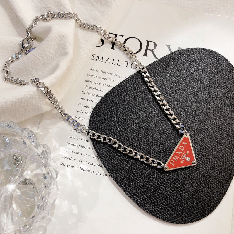 X309  Women's classic triangle necklace jewelry