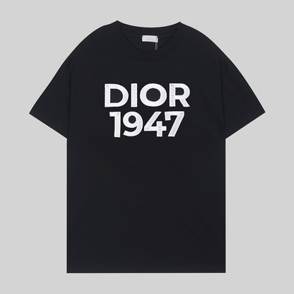 DIC024 New  Men's and women's letter T-shirt clothes