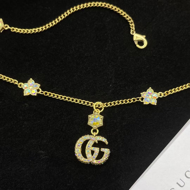 GN33  Necklace 316L steel plating gold Jewelry