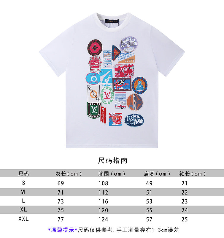 LVC158 Men's and women's summer short-sleeved T-shirt clothes