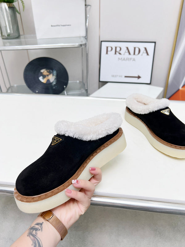 BPS9 Wool Women 35-41 Leather Shoes with box