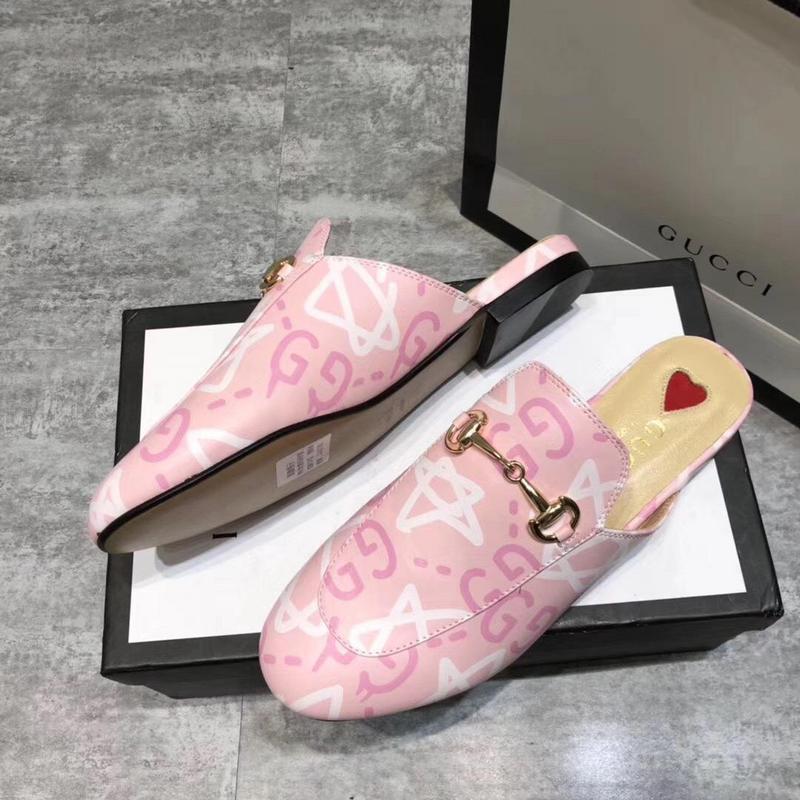 MGS7 Fashion woman leather shoes slippers 36-40