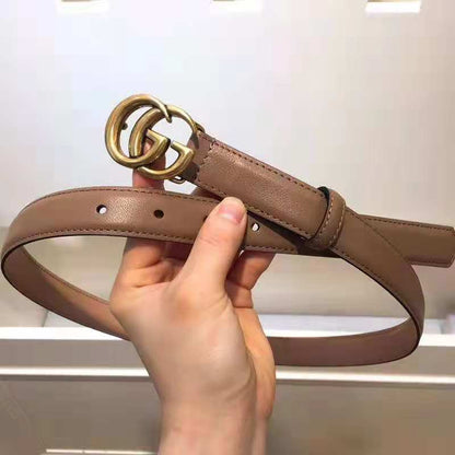 GCBL24 wide Real Leather 2.5CM total length 95-110cm Belt with all packing