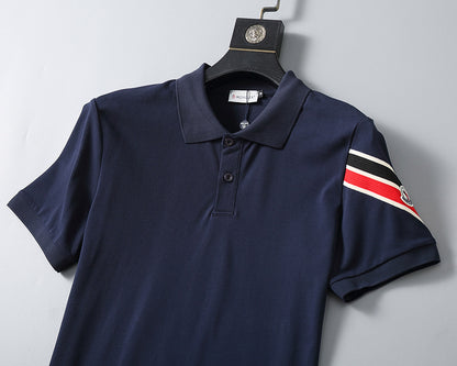 MOC018 Men's short sleeved lapel polo shirt clothing