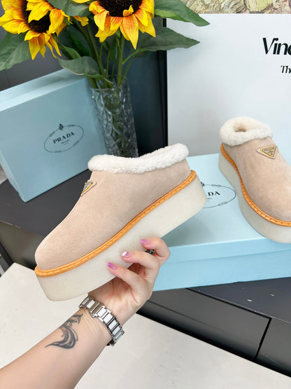 BPS11 Wool Women 35-42 Leather Shoes with box