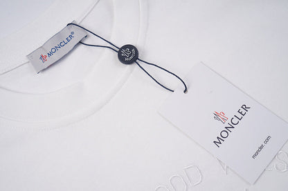 MOC08 New  Men's and women's letter embroidery short-sleeved T-shirt clothing