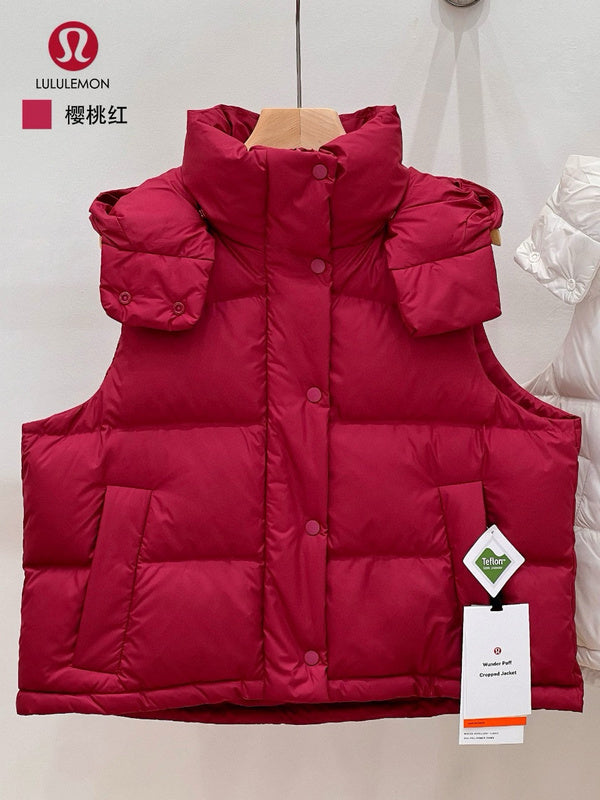 042019  Women's classic four-section bread goose down vest   (Adult style)