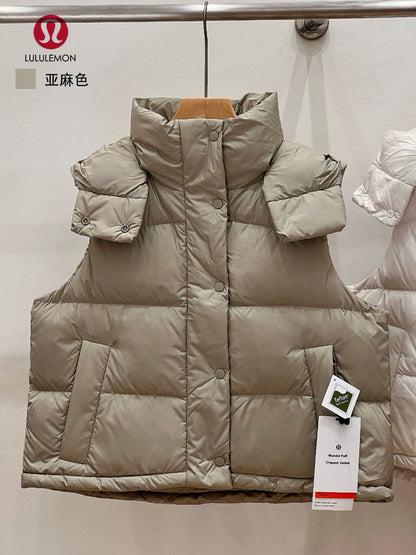 042019  Women's classic four-section bread goose down vest   (Adult style)