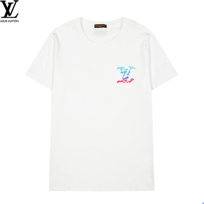 LVC126  Men's and women's digital direct-injection short-sleeved T-shirt