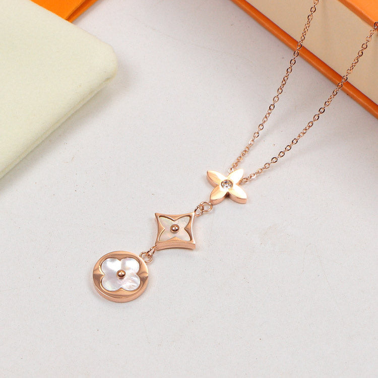 VAN5 Necklace 316L steel plating gold Jewelry