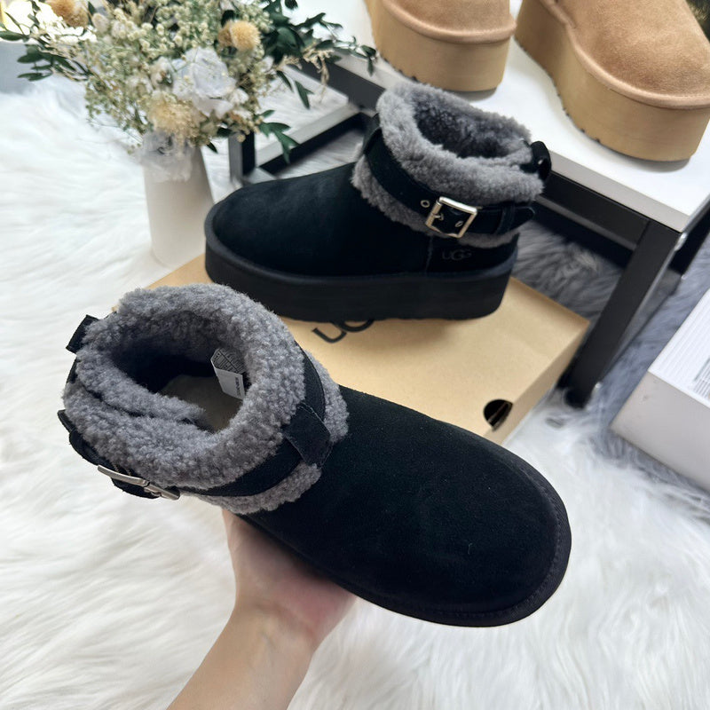 BUS14 Wool Women 5CM Shoes 35-40 with box