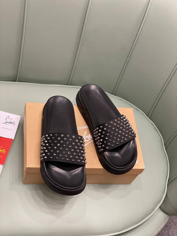 HJCL8 Leather Slipper Size 38-45 Shoes with box