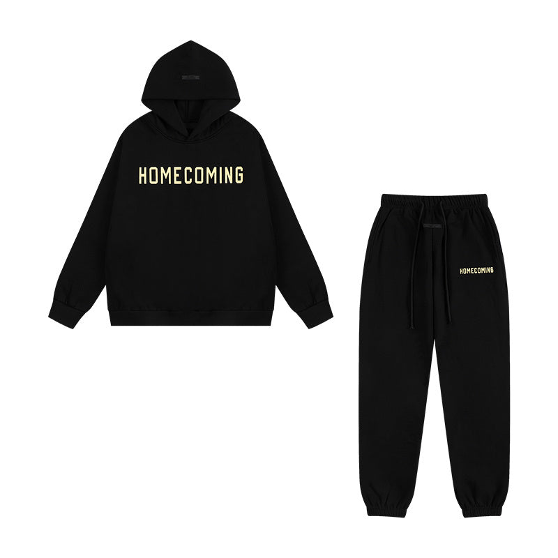 ESC13 New Kapok Flower Set Hoodie+Sports Pants clothes