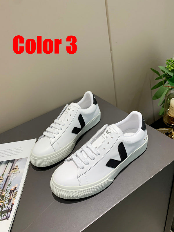 HTSS4  Women and men real leather shoes 36-40 5 colors with box